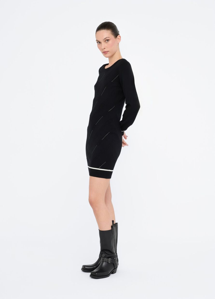 LIU JO - Abito corto in maglia