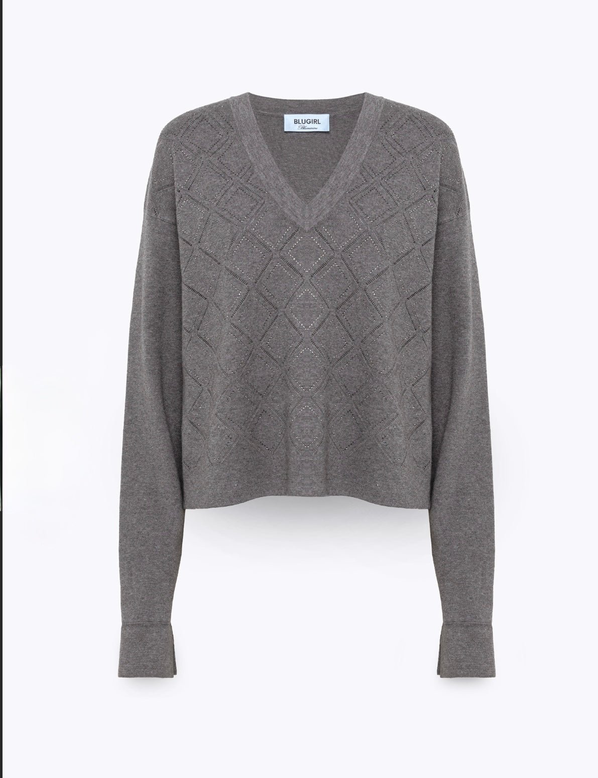 BLUGIRL- MAGLIA IN VISCOSA CON STRASS