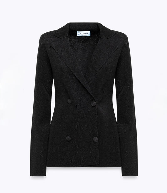 BLUGIRL - GIACCA IN MAGLIA CON LUREX