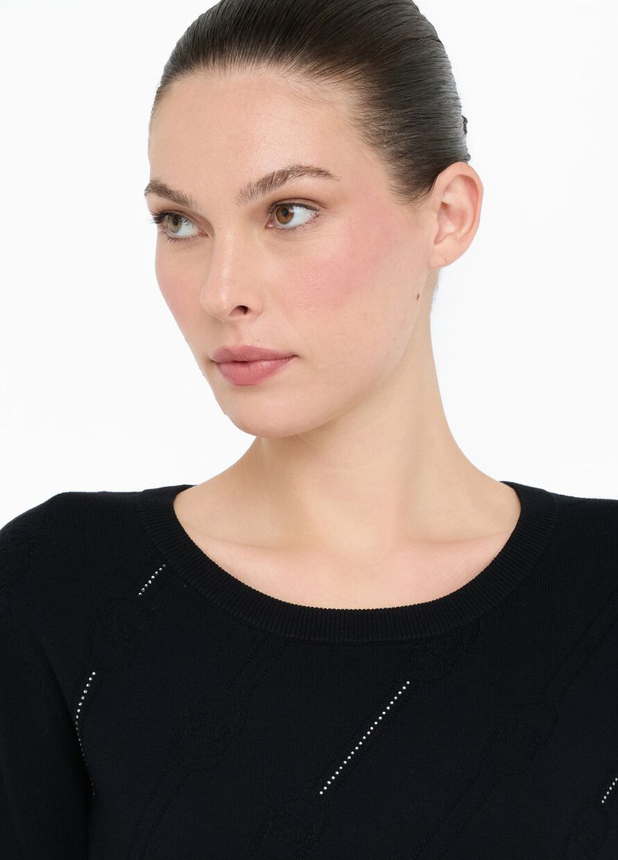 LIU JO - Abito corto in maglia