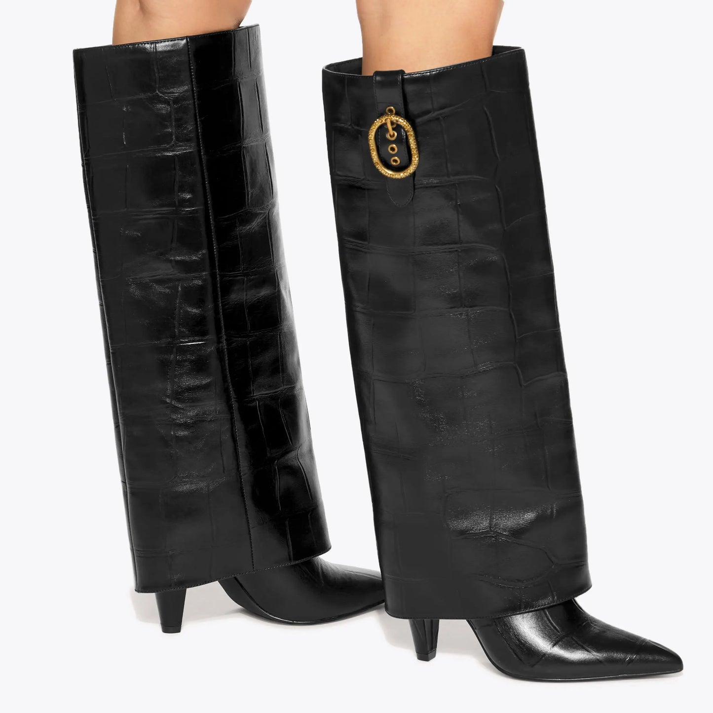 KURT GEIGER - FOLD OVER TALL BOOT