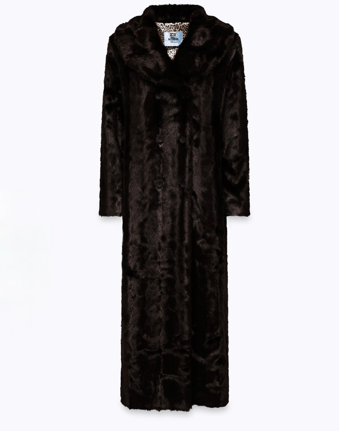 BLUGIRL- CAPPOTTO LUNGO IN FAUX FUR
