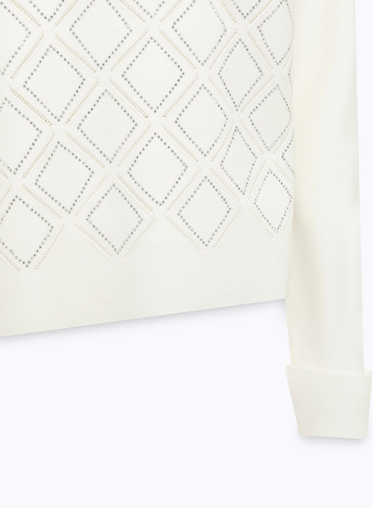 BLUGIRL - Maglia in viscosa con strass