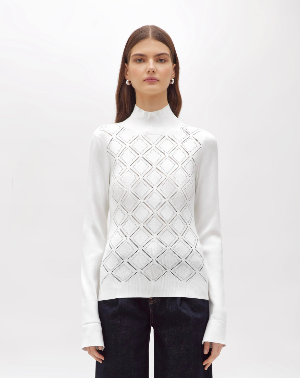 BLUGIRL- MAGLIA FITTED CON STRASS