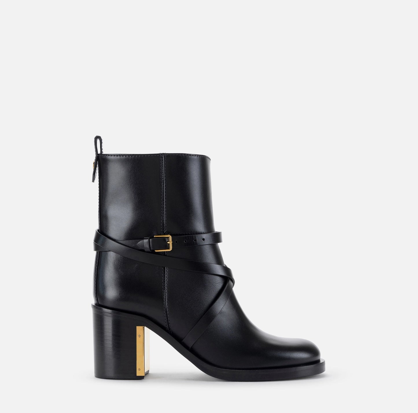 ELISABETTA FRANCHI - Stivaletti in pelle con cinturini