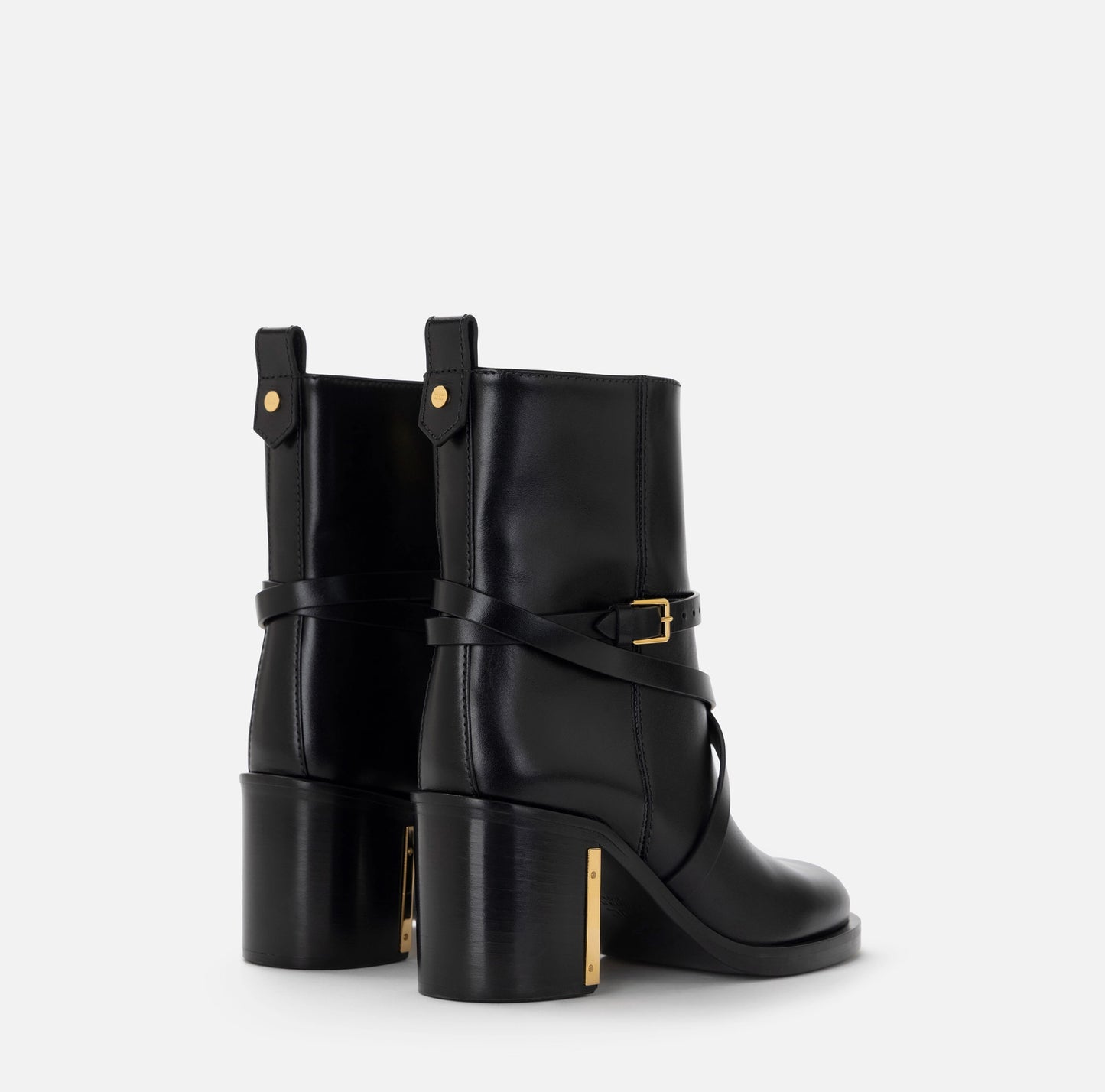 ELISABETTA FRANCHI - Stivaletti in pelle con cinturini