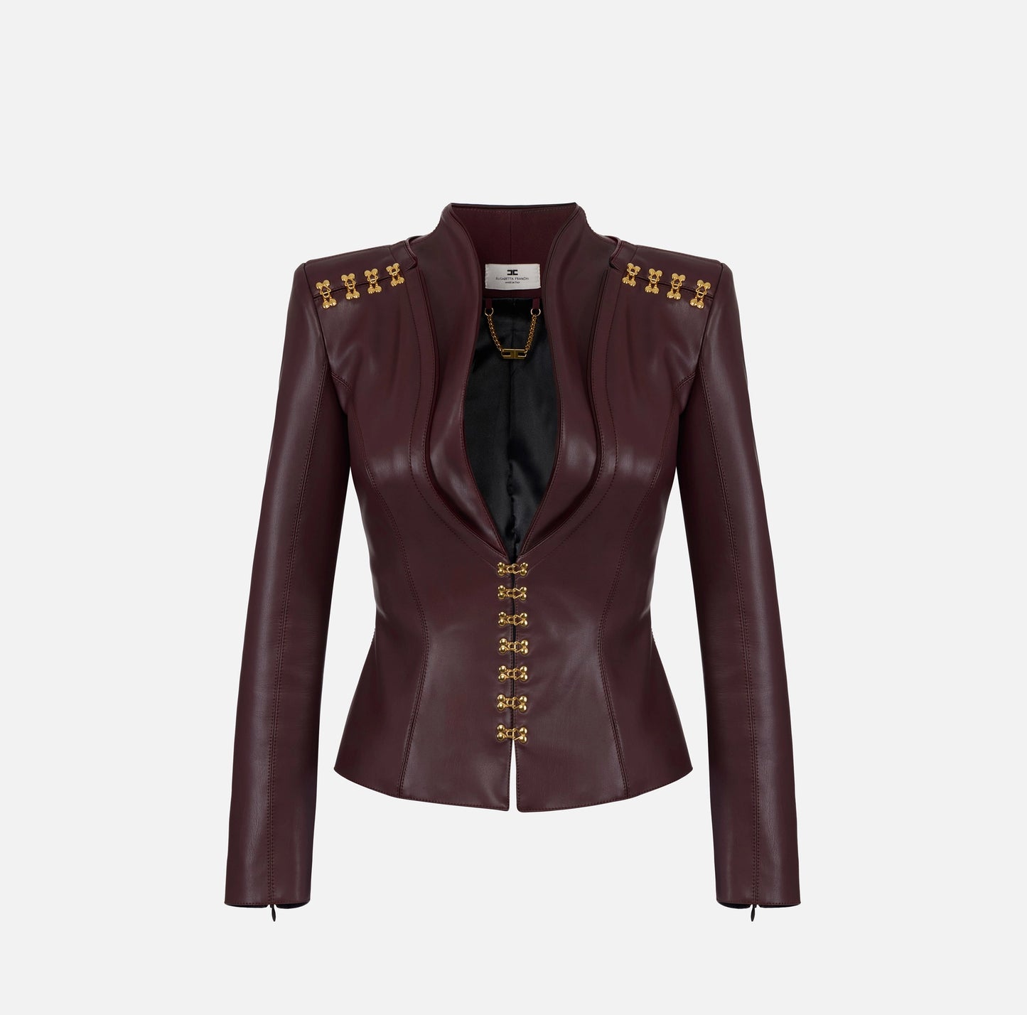 ELISABETTA FRANCHI - Giacca con ganci gioiello