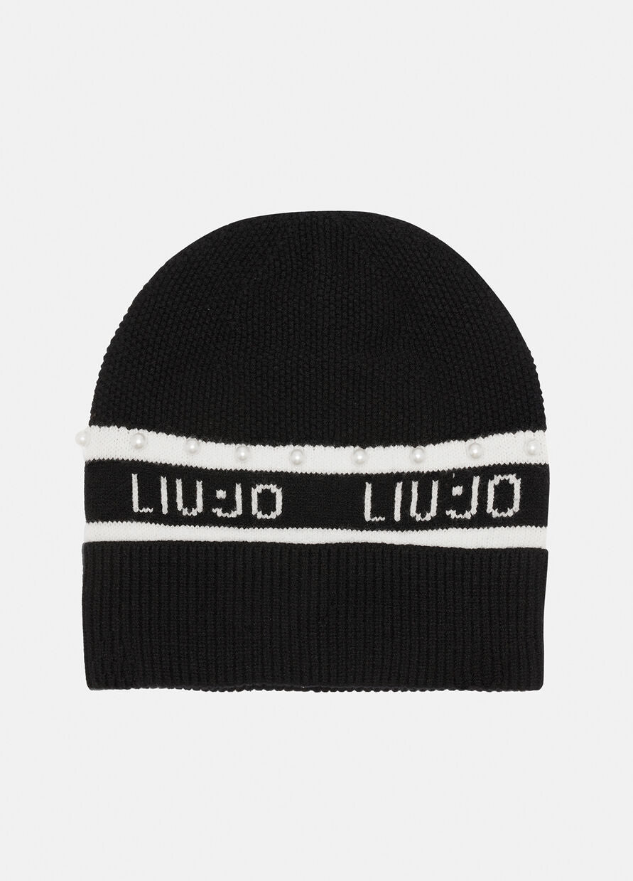 LIU JO - Berretto beanie con logo