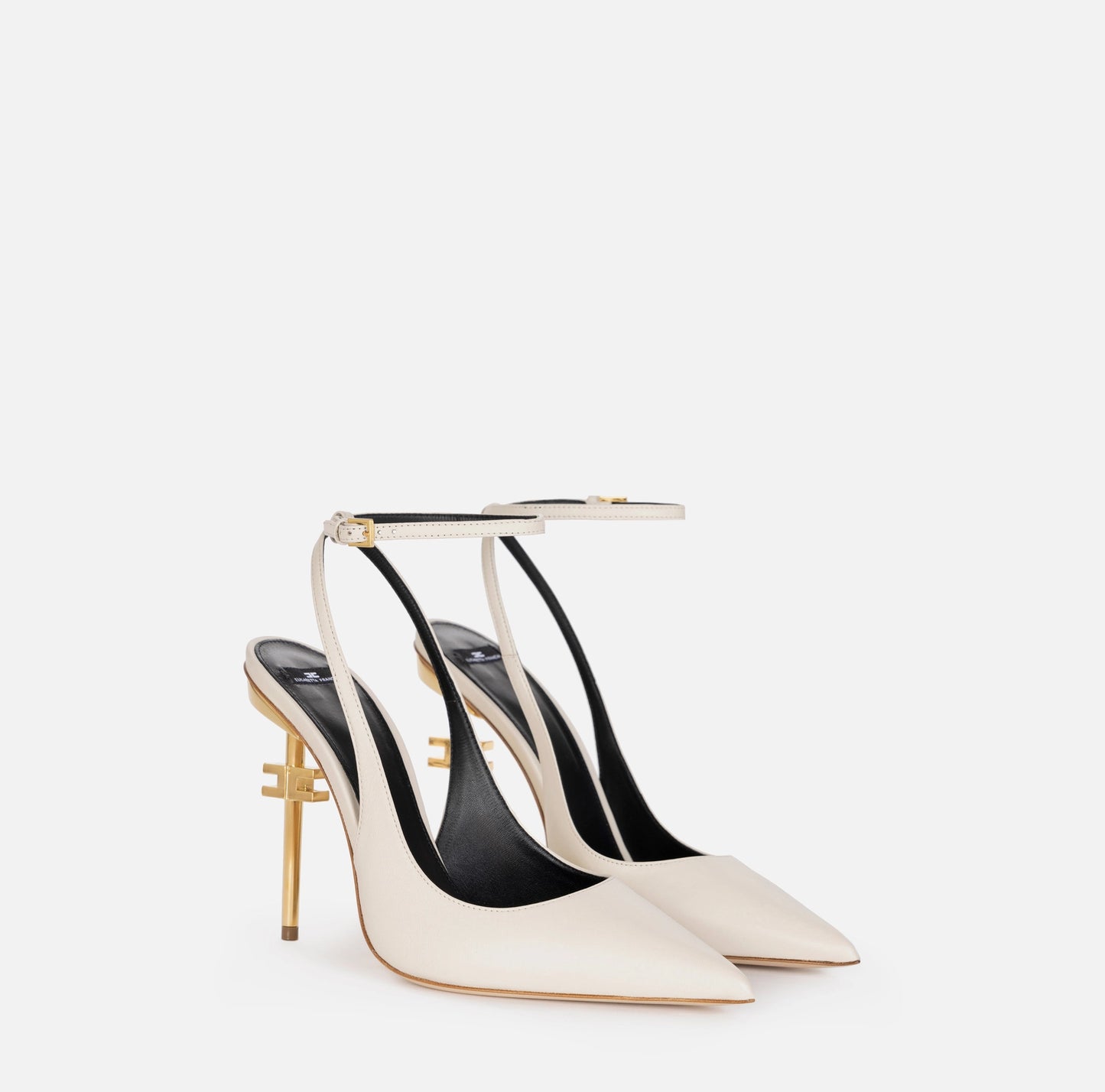 ELISABETTA FRANCHI - Slingback in nappa con cinturino