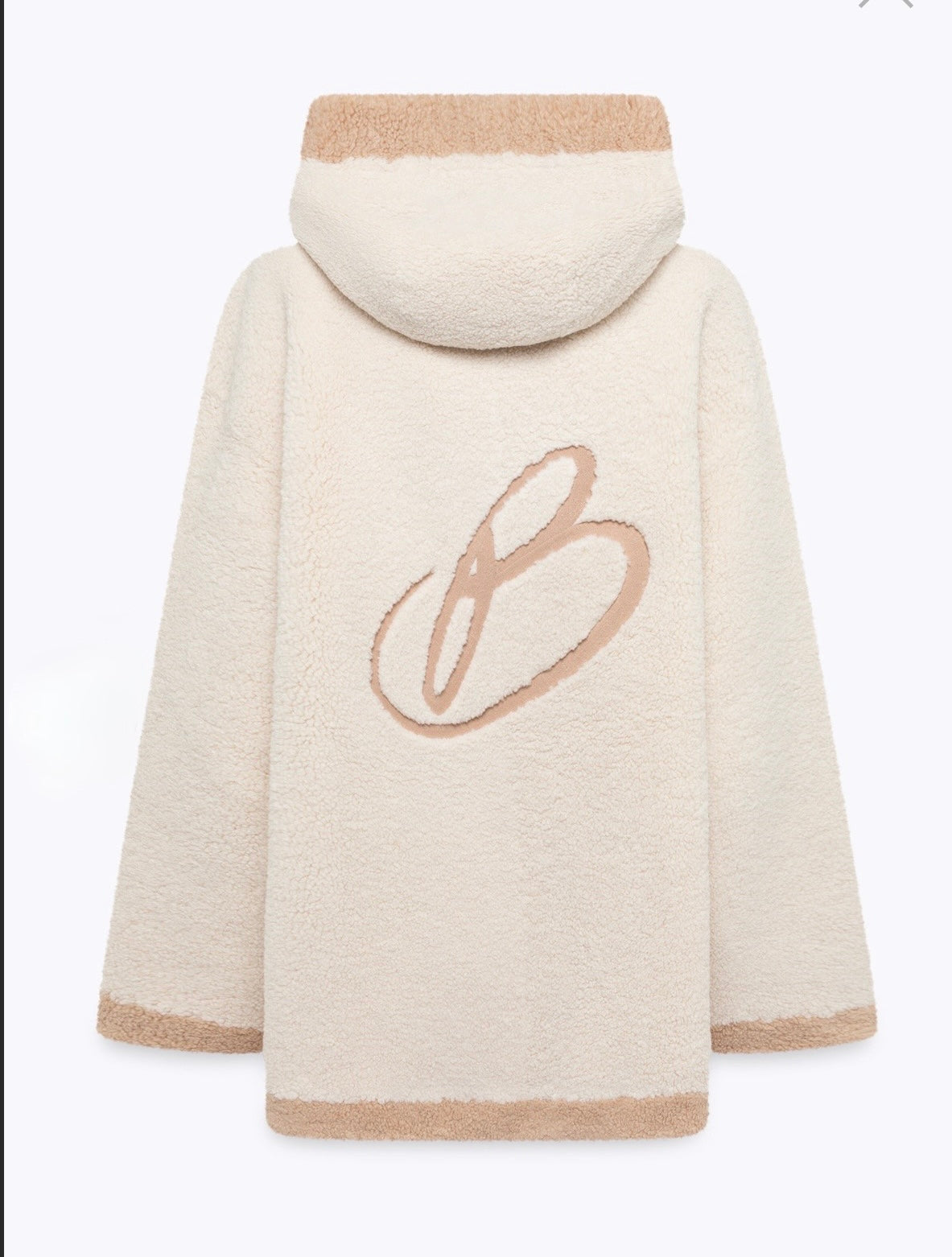 BLUGIRL - GIACCONE EFFETTO MONTONE CON LOGO