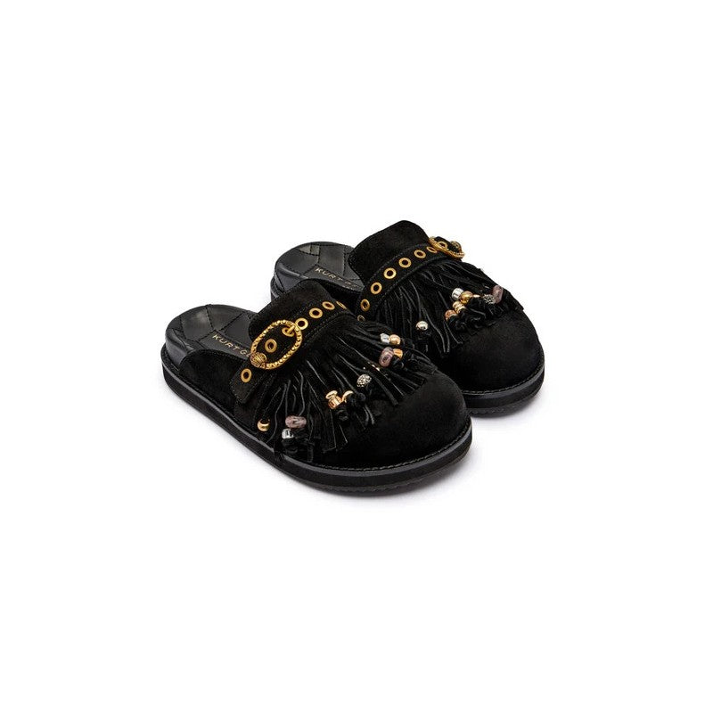 KURT GEIGER - MAYFAIR FRINGE MULES