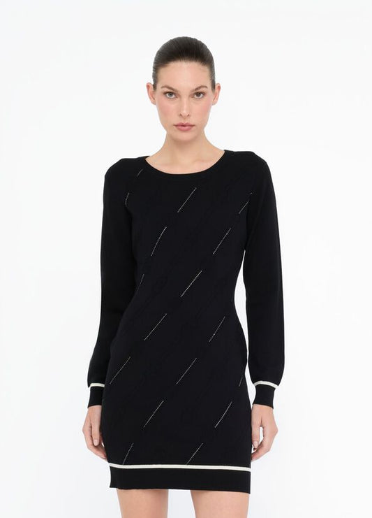 LIU JO - Abito corto in maglia