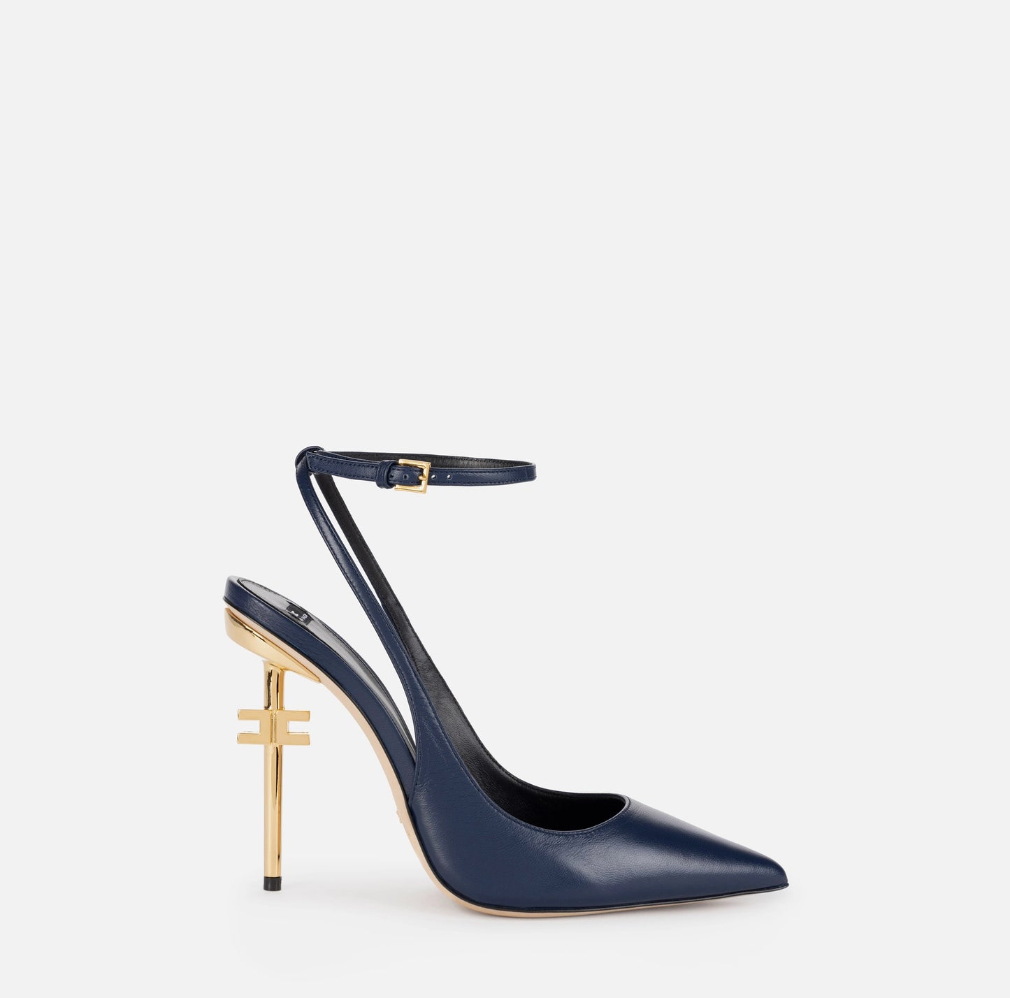 ELISABETTA FRANCHI - Slingback in nappa con cinturino