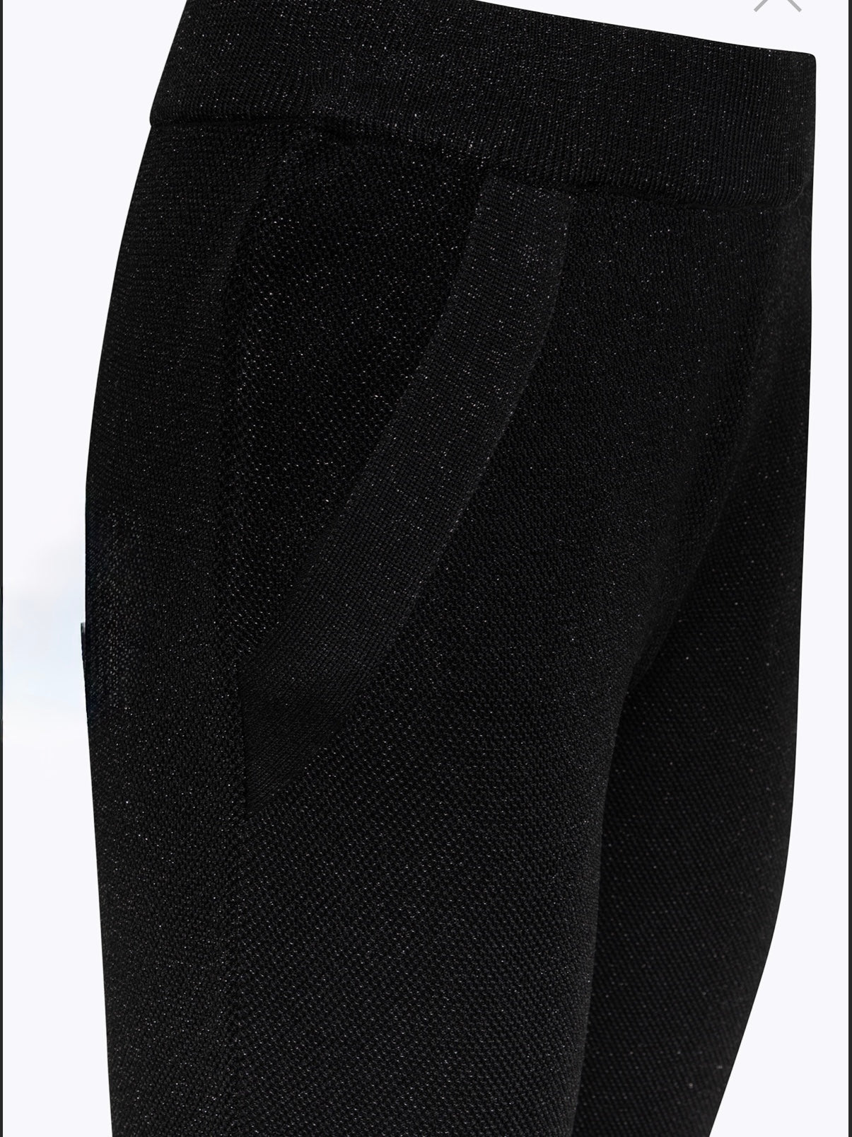 BLUGIRL- PANTALONI FLARE IN MAGLIA CON LUREX