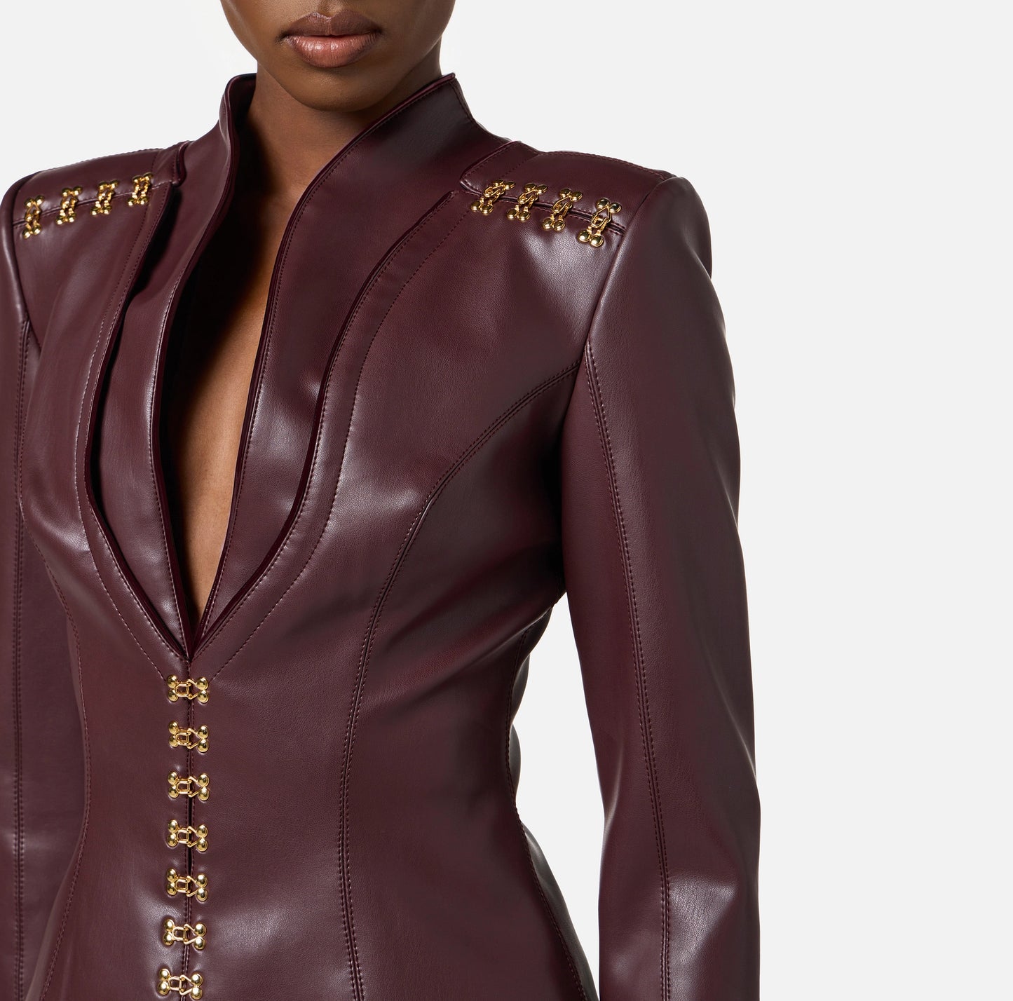 ELISABETTA FRANCHI - Giacca con ganci gioiello