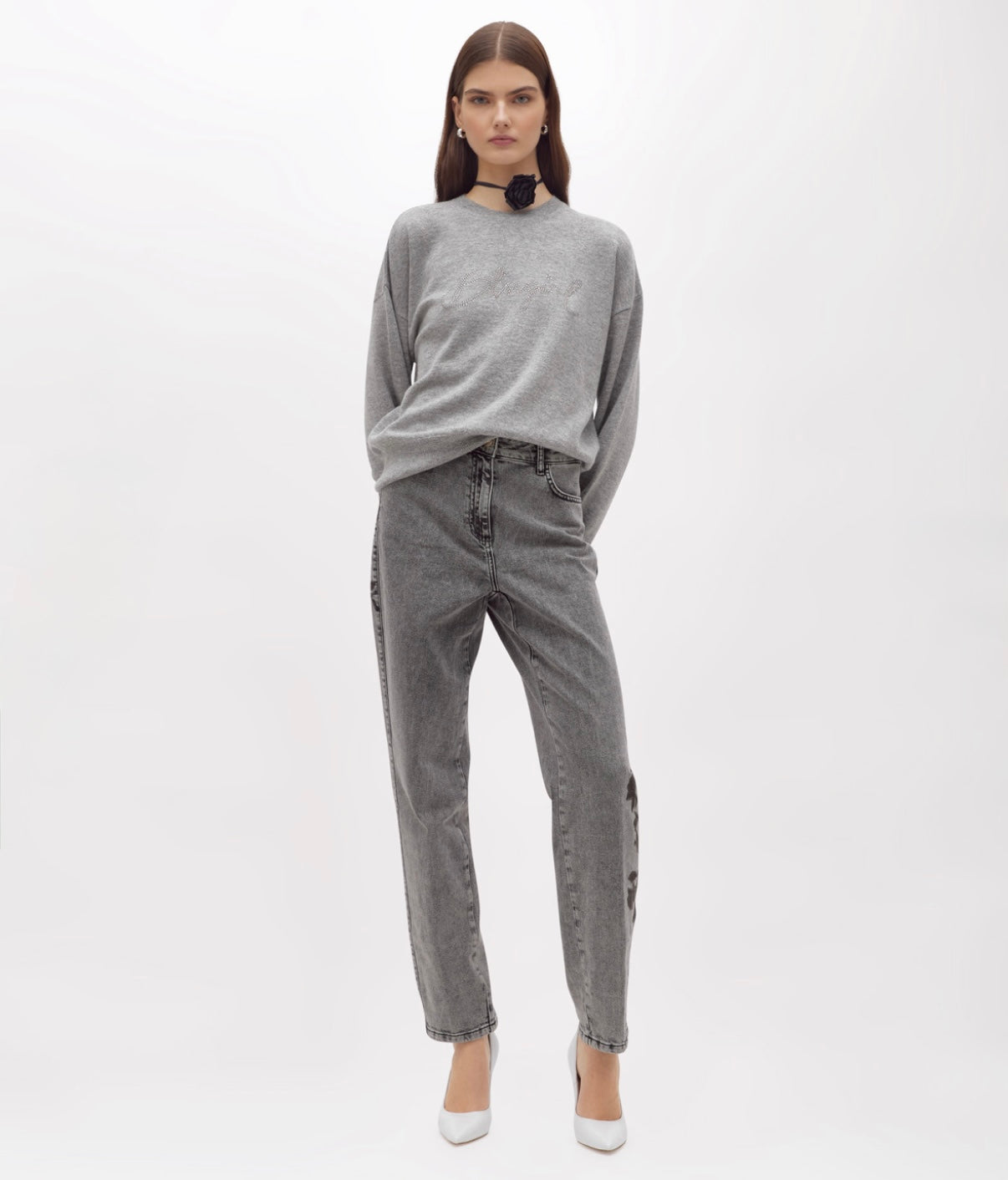 BLUGIRL- MAGLIA IN LANA E CACHEMIRE