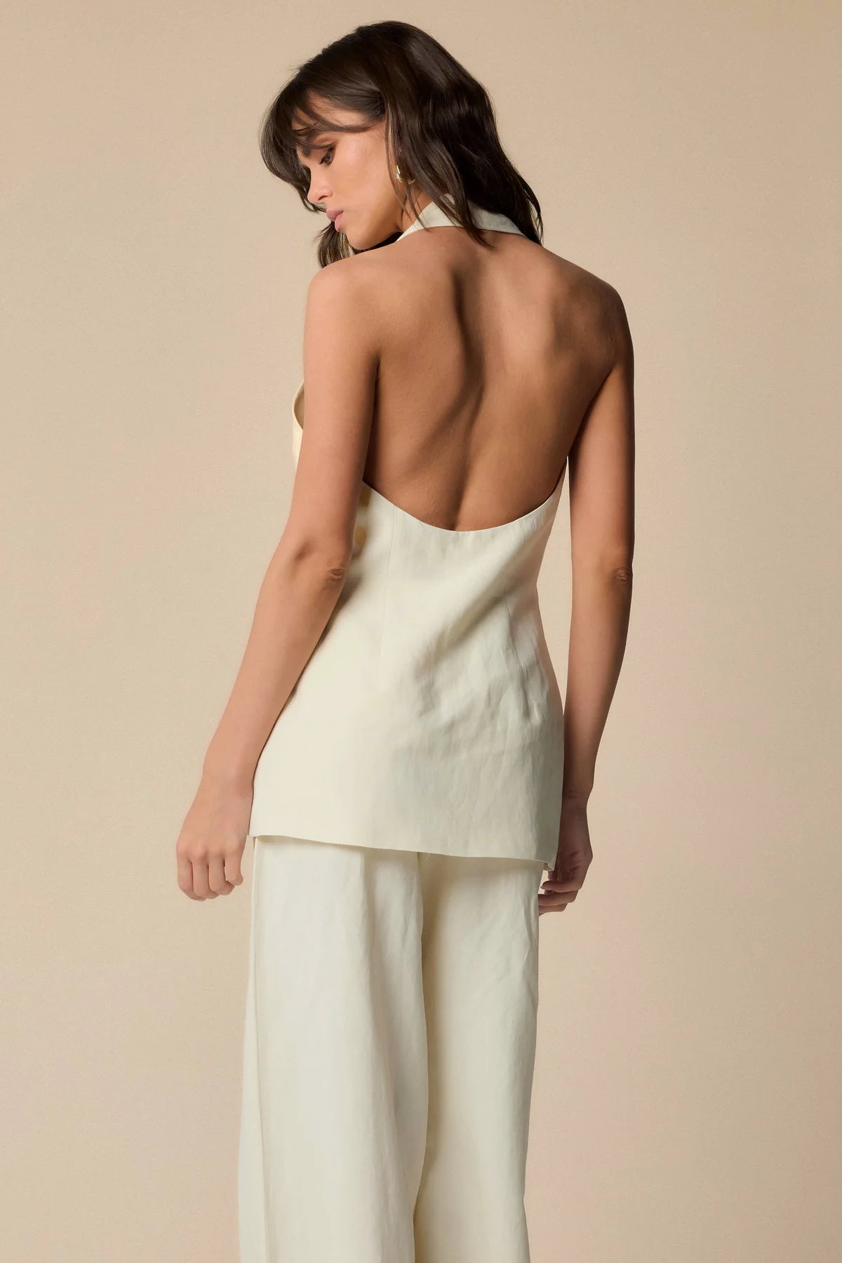 KOKKA- gilet con dettagli oro