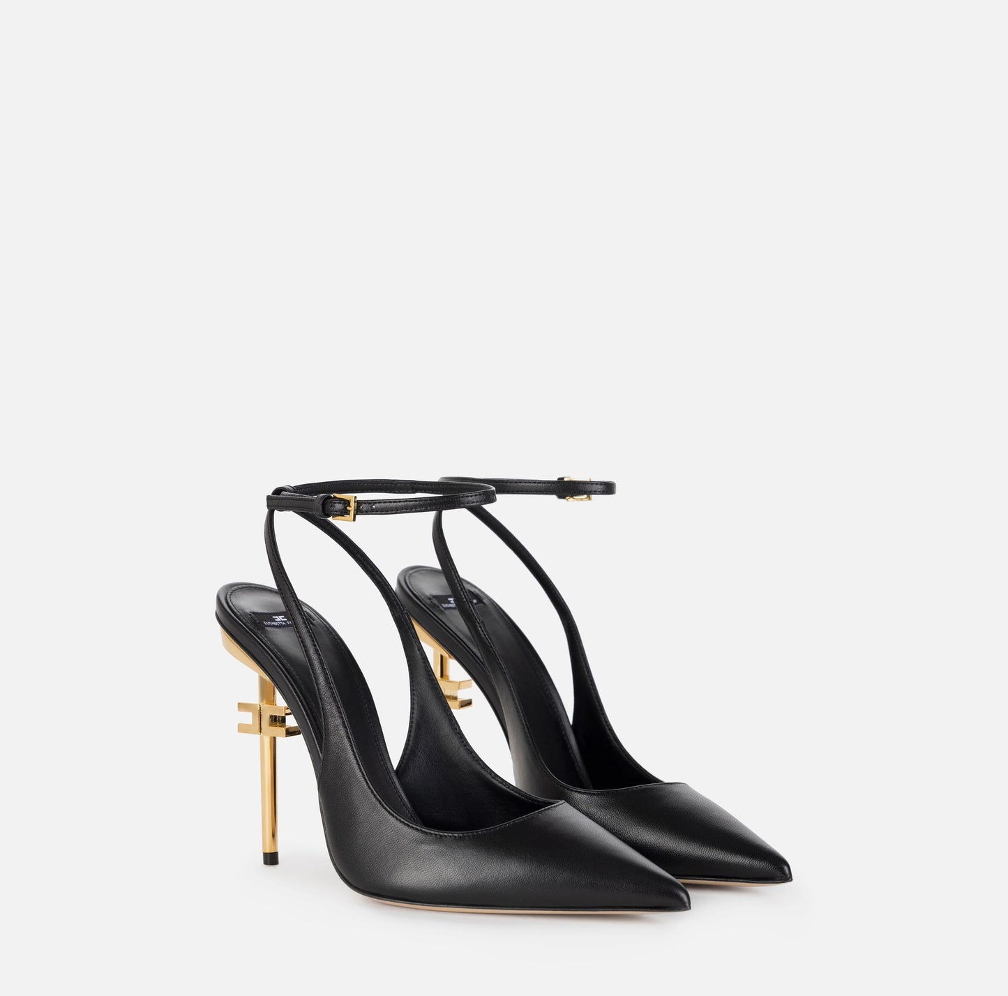 ELISABETTA FRANCHI - Slingback in nappa con cinturino