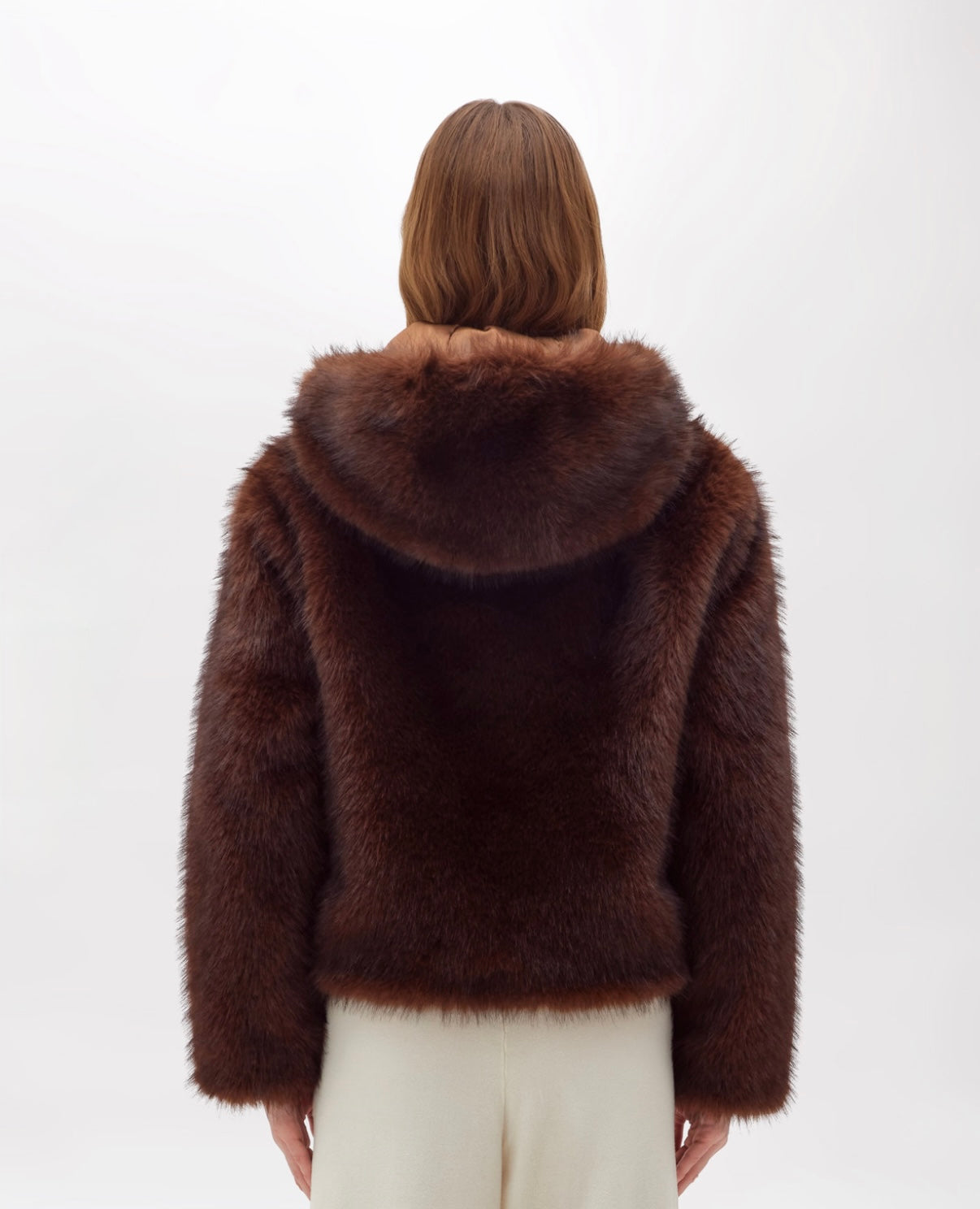 BLUGIRL- GIACCONE IN FAUX FUR