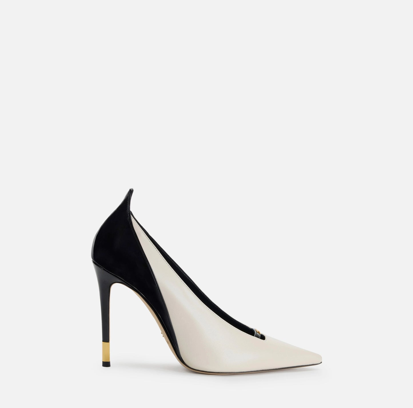 ELISABETTA FRANCHI - Décolleté pump in pelle bi-color
