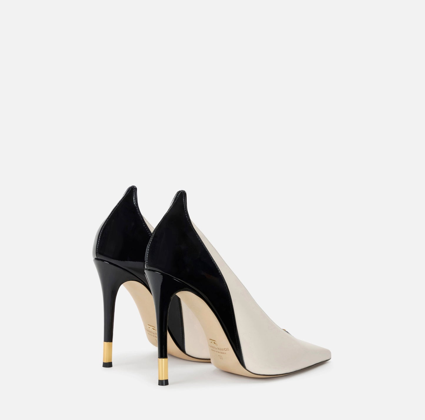 ELISABETTA FRANCHI - Décolleté pump in pelle bi-color
