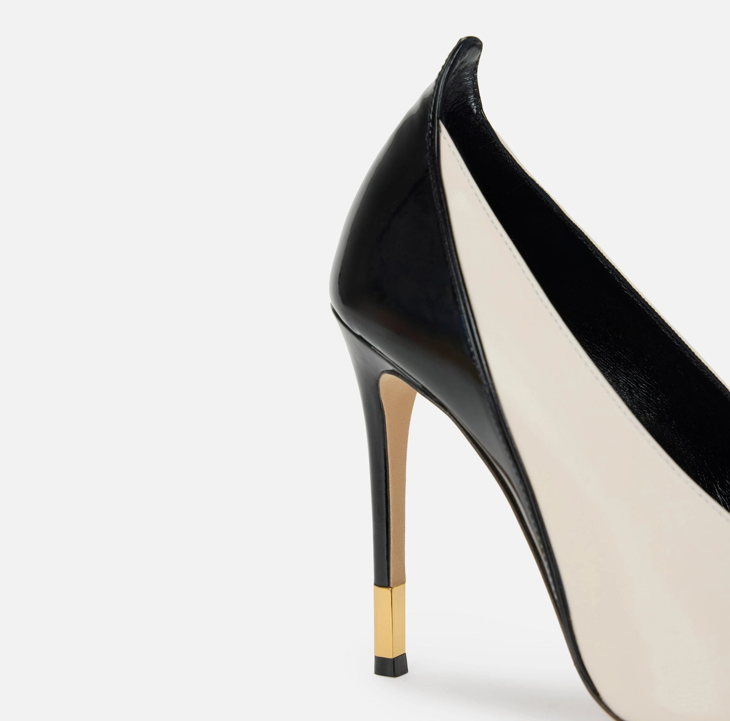 ELISABETTA FRANCHI - Décolleté pump in pelle bi-color
