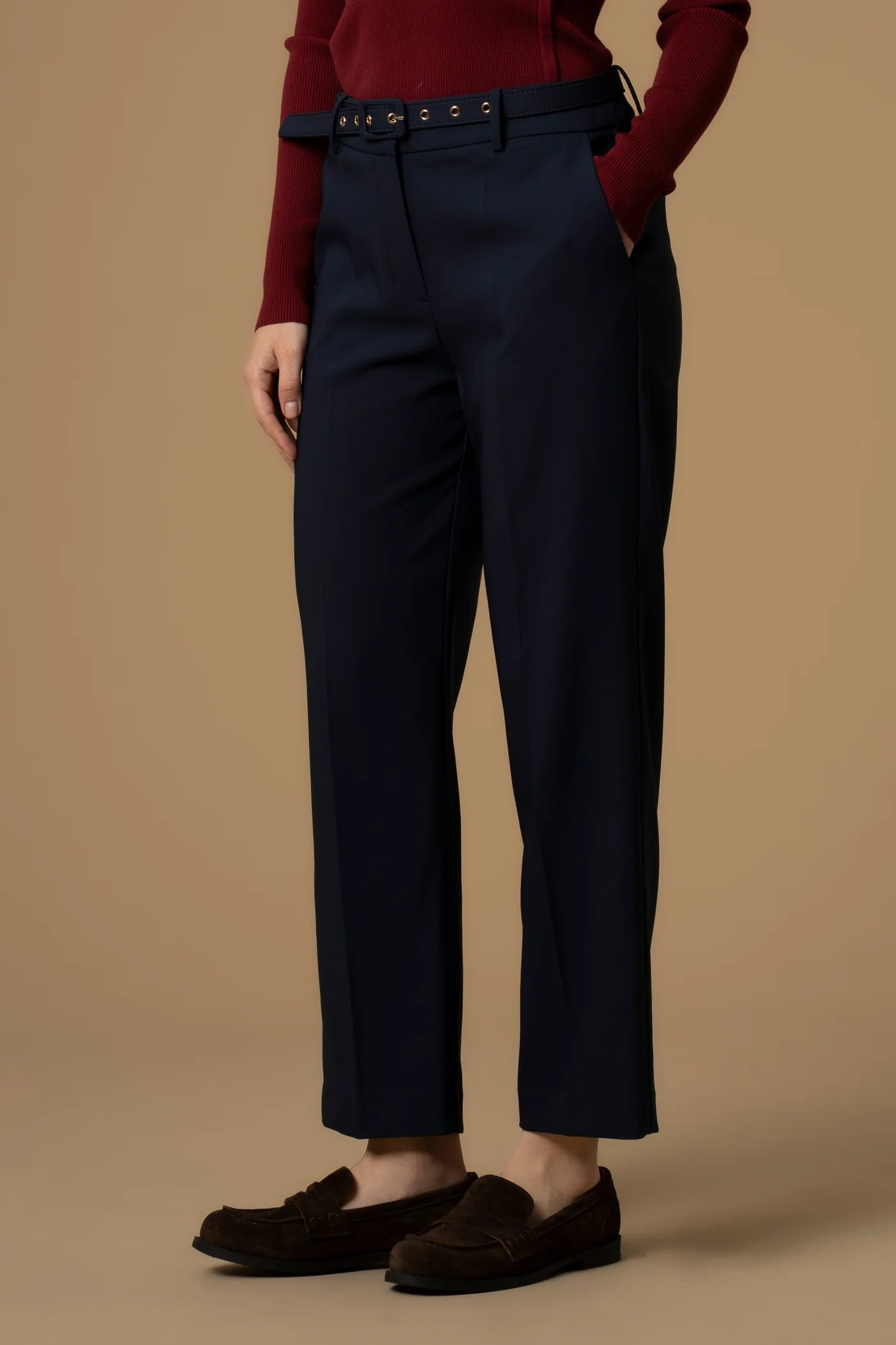 KOKKA - PANTALONI CHINO CON CINTURA - PANTALONI TATY