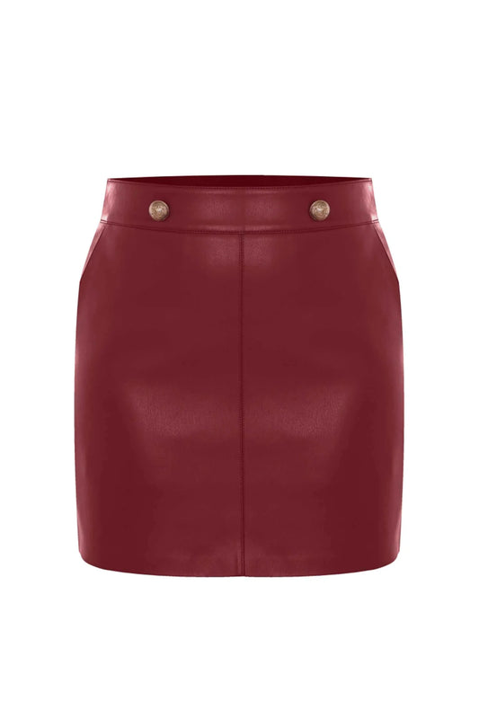 KOKKA - GONNA CORTA IN ECOPELLE - GONNA MARIAELISA